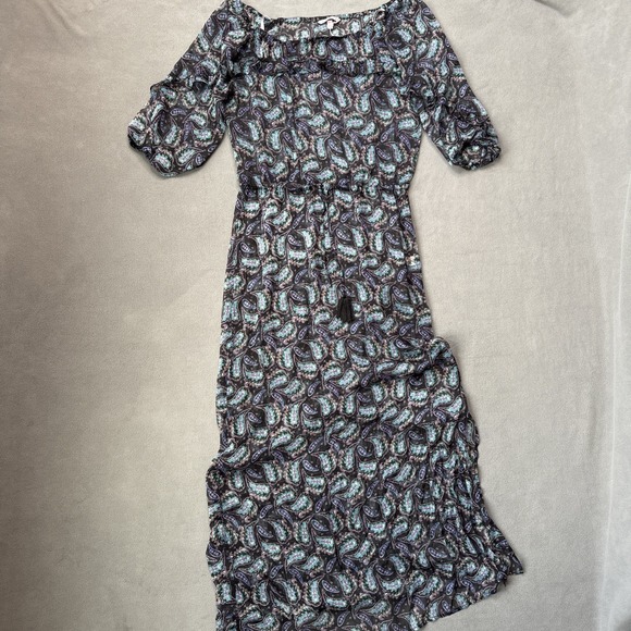 Victoria's Secret Dresses & Skirts - Victorias Secret Beach Dress Womens Medium Black Maxi Paisley Sheer Cover Up